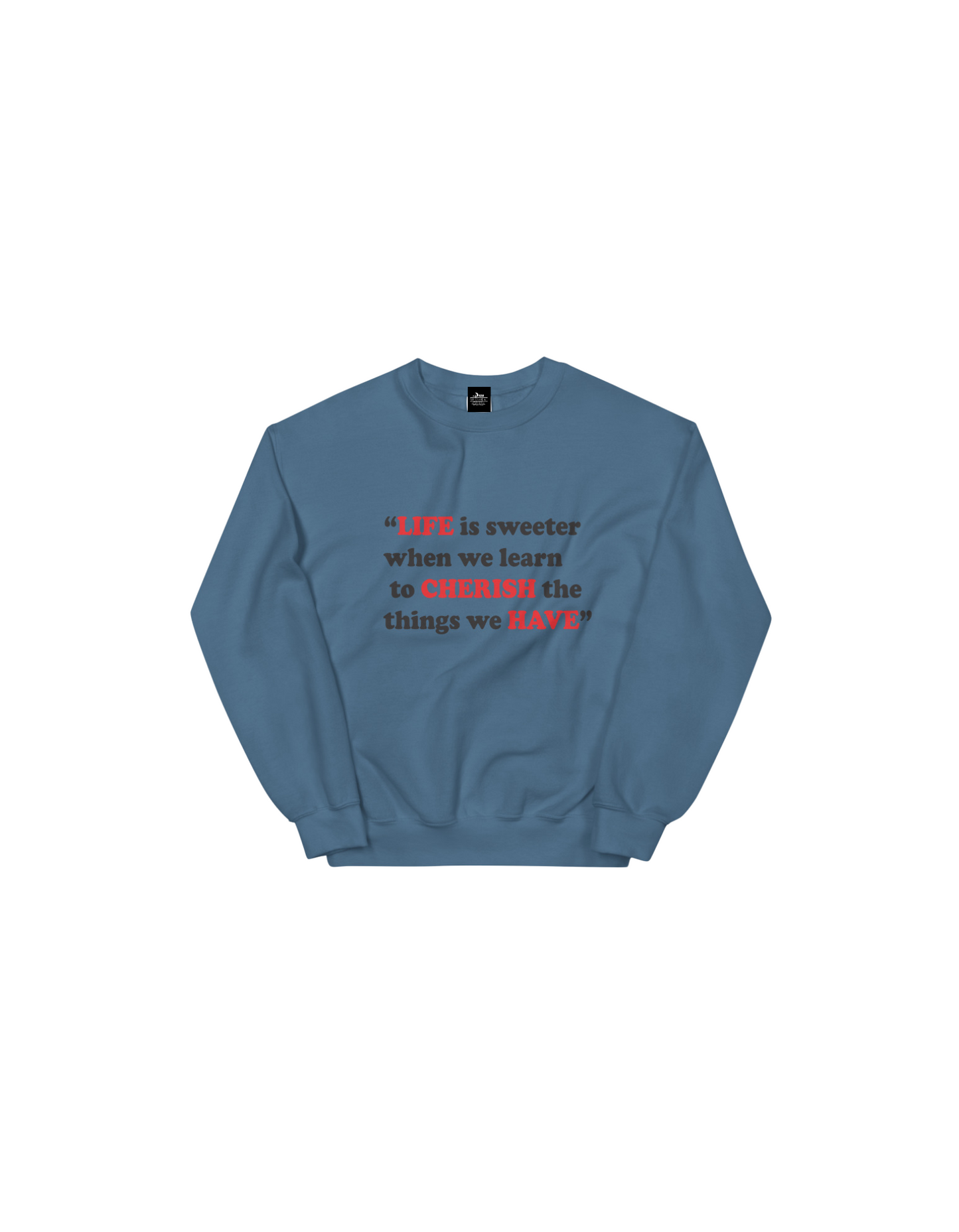 LCH  Indigo-Blue Women Sweatshirt