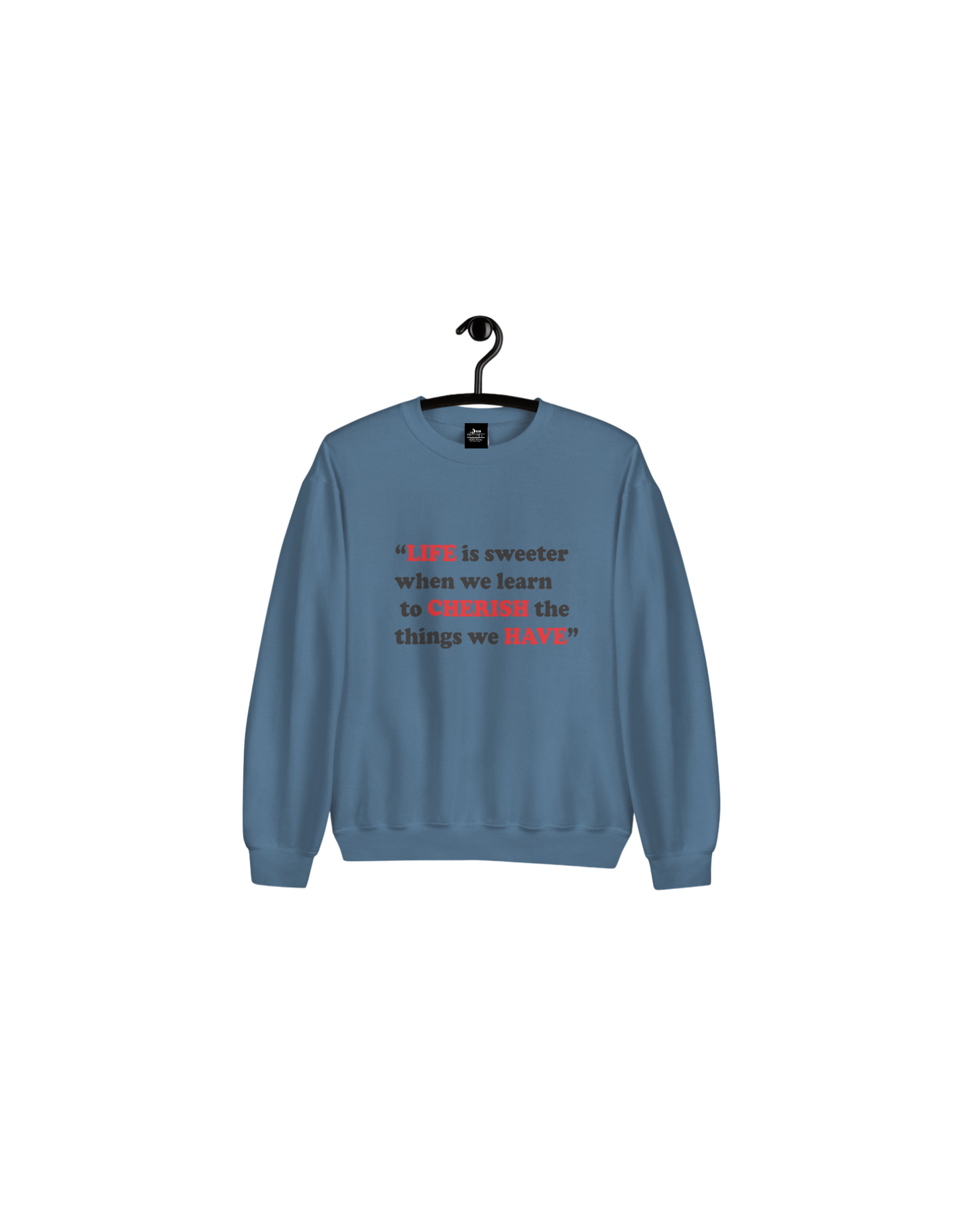 LCH  Indigo-Blue Women Sweatshirt