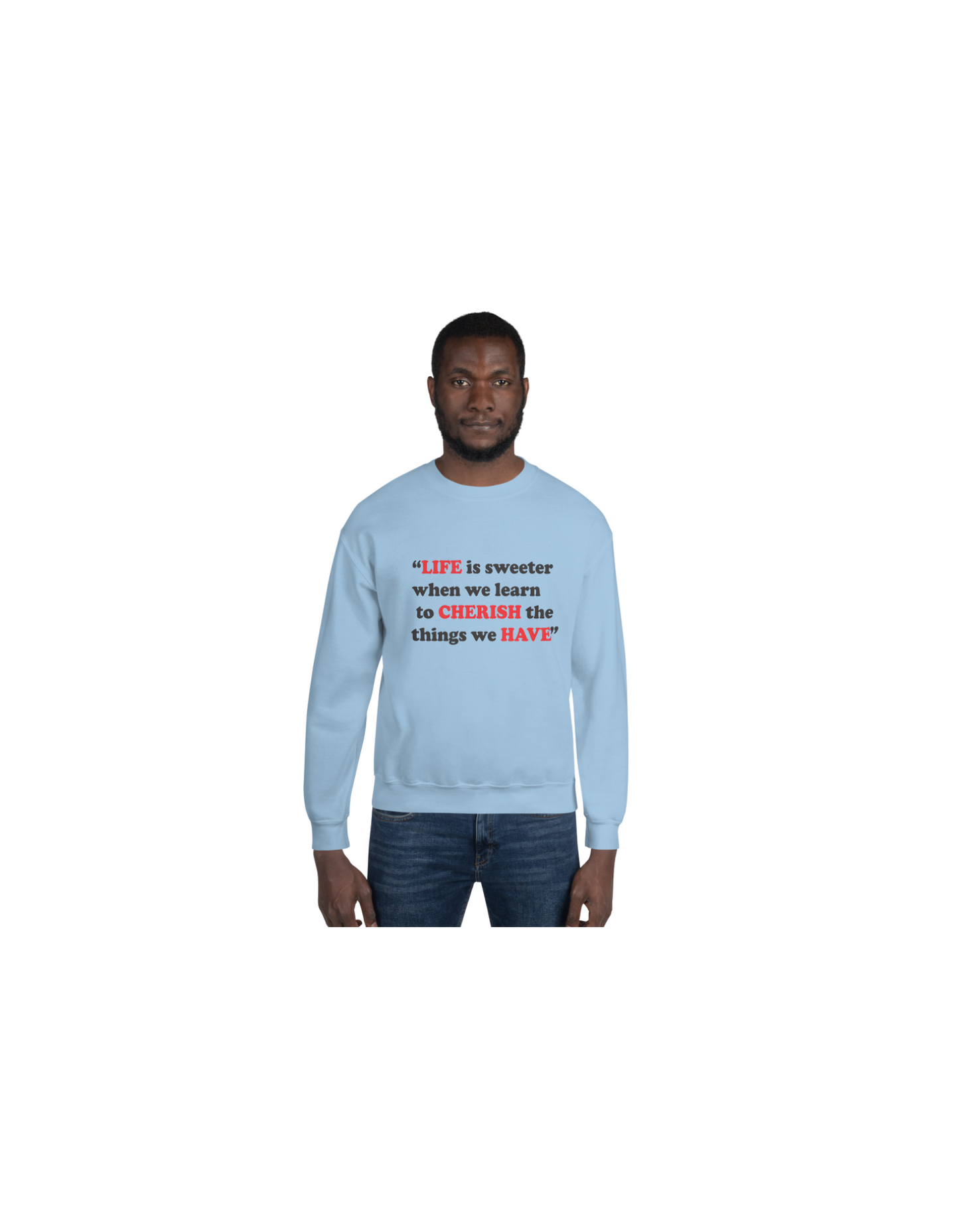 LCH Light-Blue Men Sweatshirt