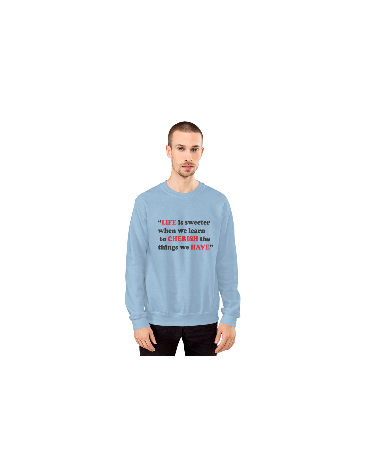 LCH Light-Blue Men Sweatshirt