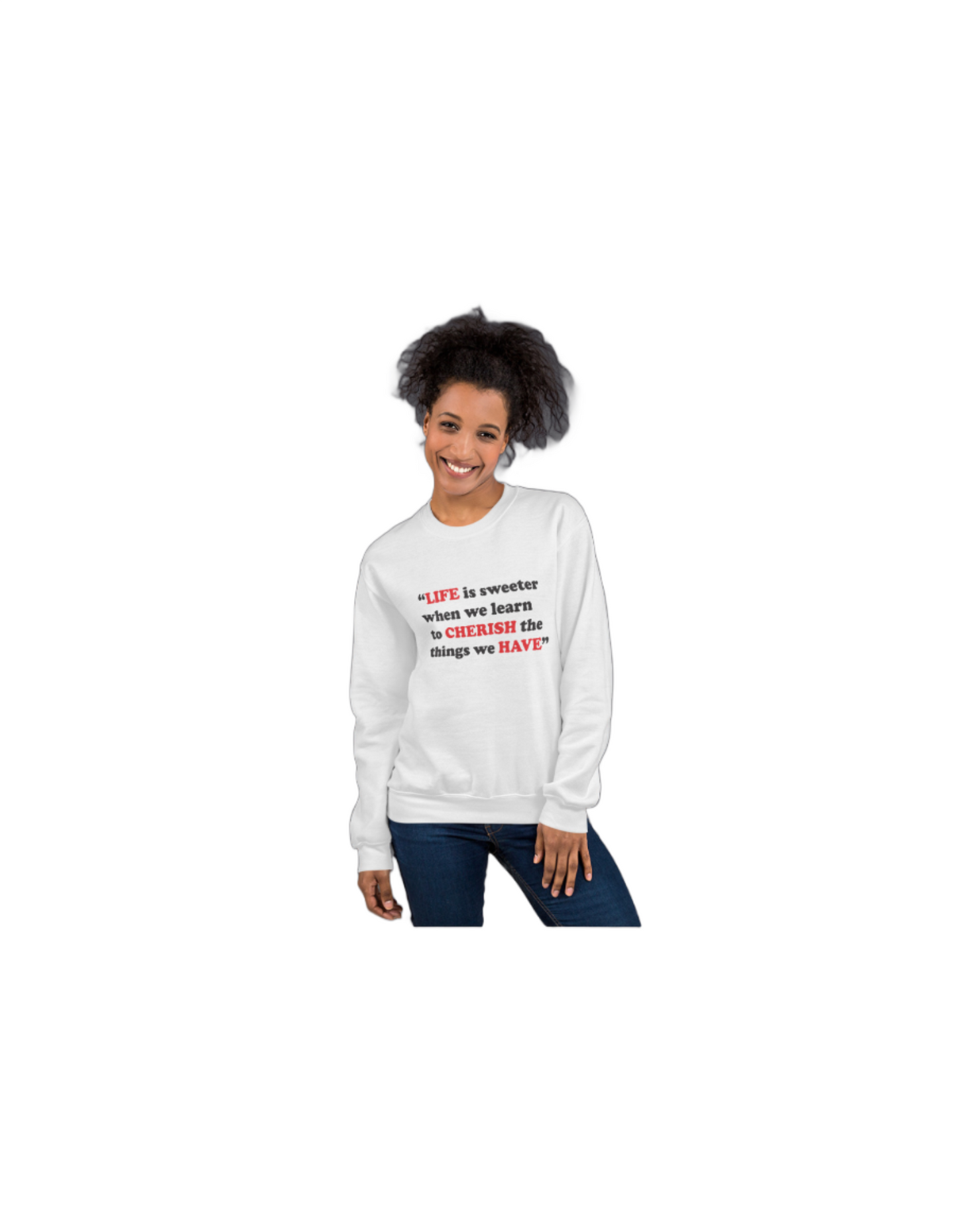 LCH White Women Sweatshirt