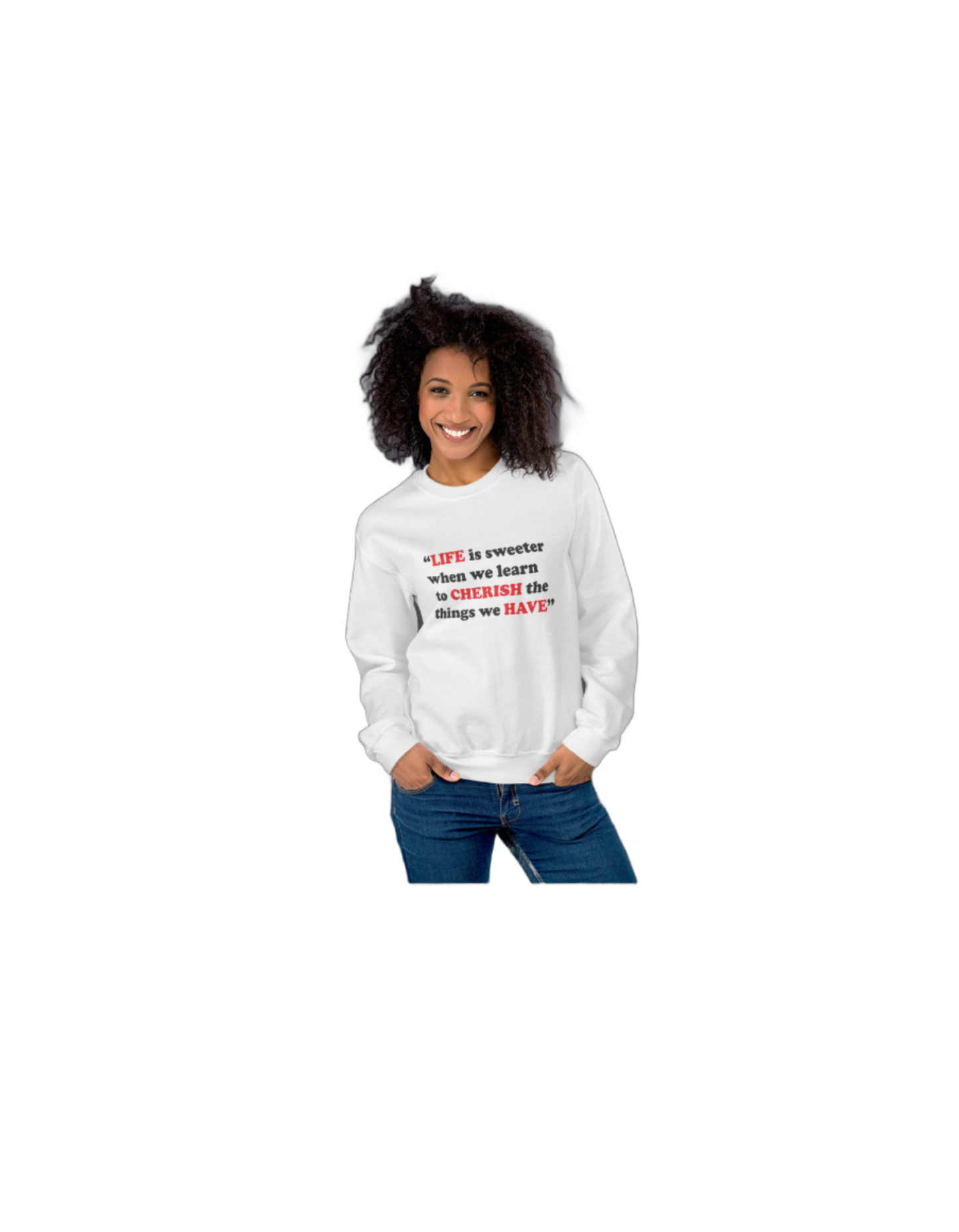 LCH White Women Sweatshirt