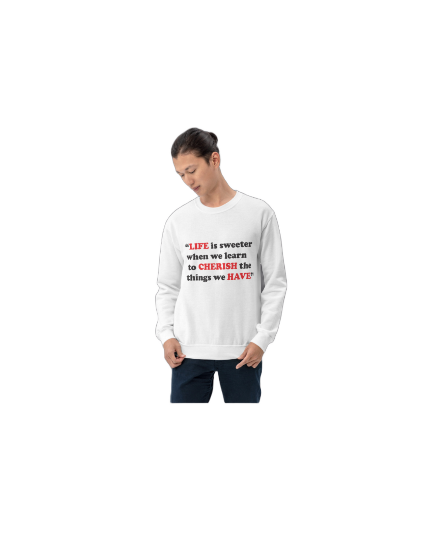 LCH White Men Sweatshirt