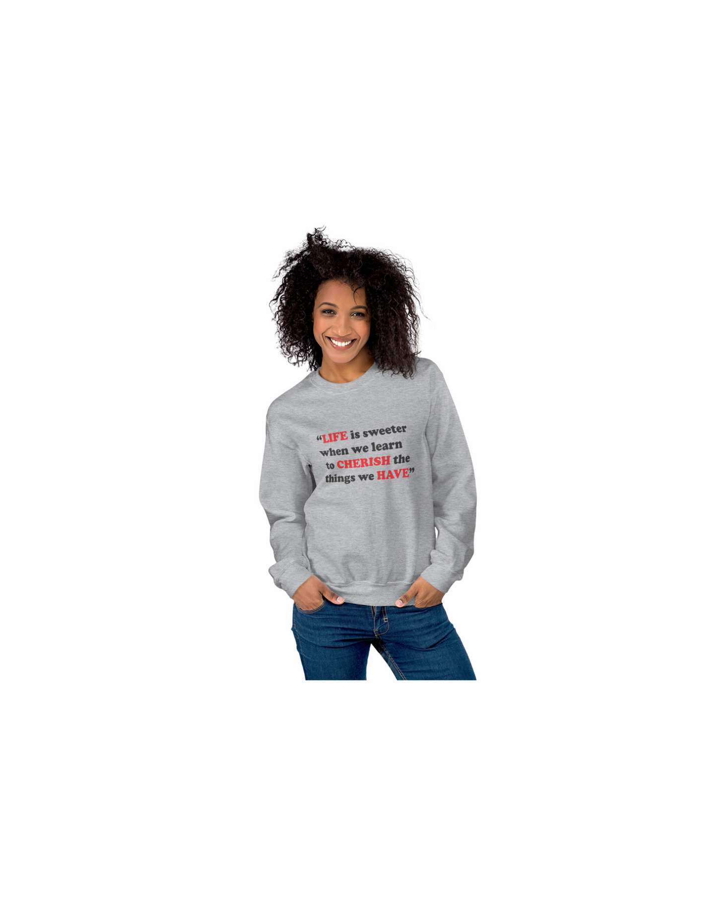 LCH Women Gray Sweatshirt