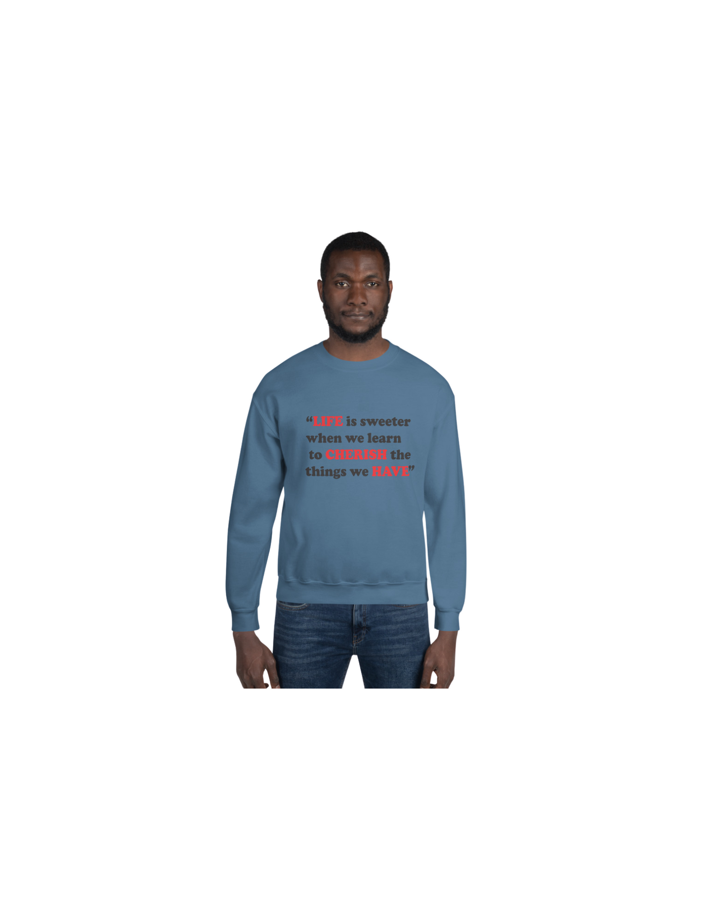 LCH  Indigo-Blue Men Sweatshirt