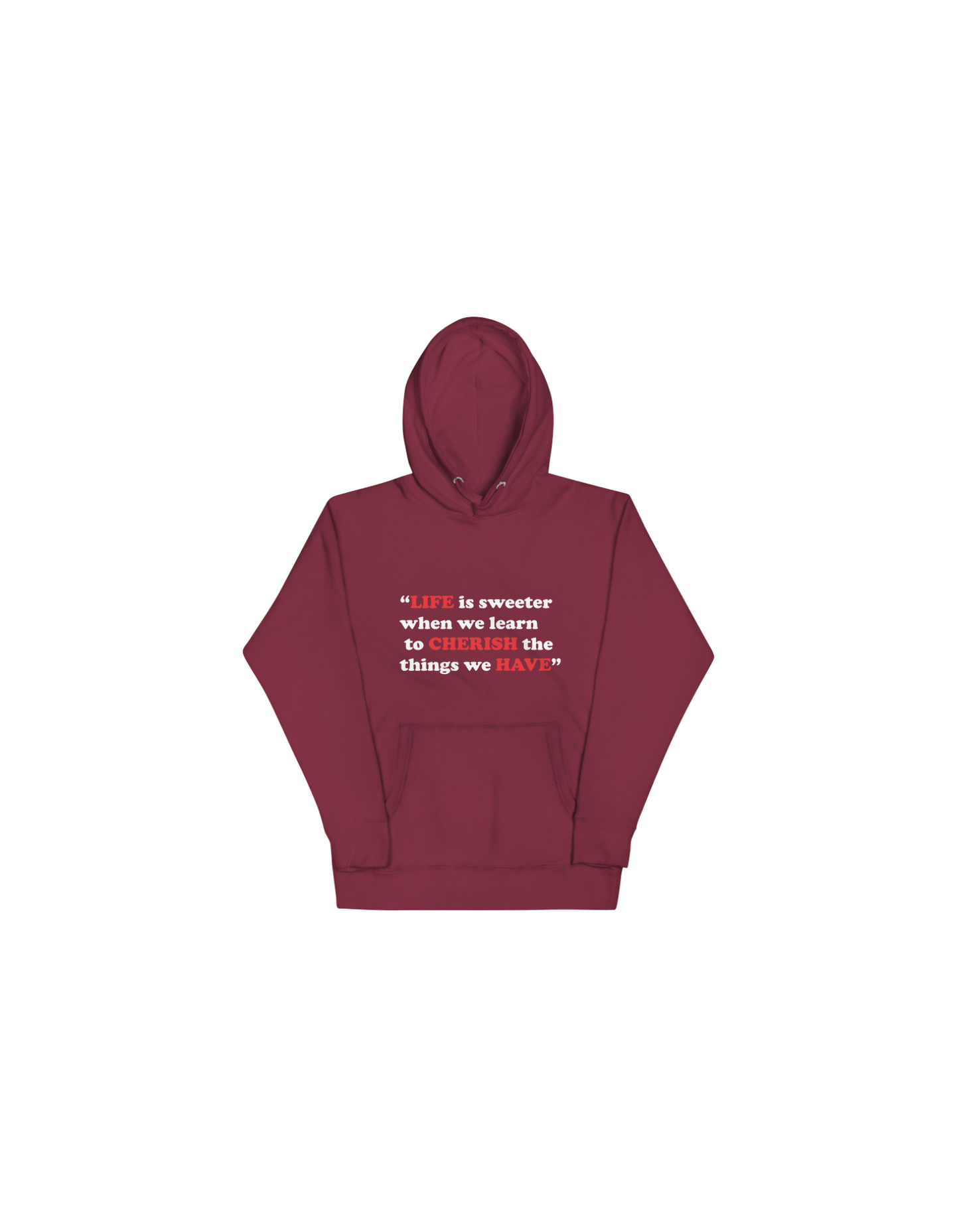 LCH Maroon Men Hoodie