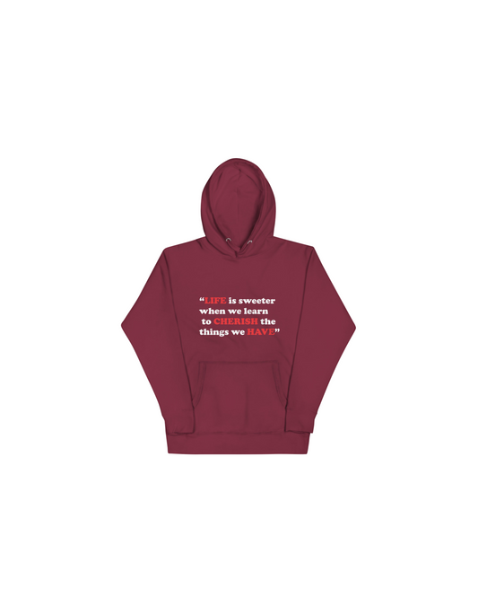 LCH Maroon Men Hoodie