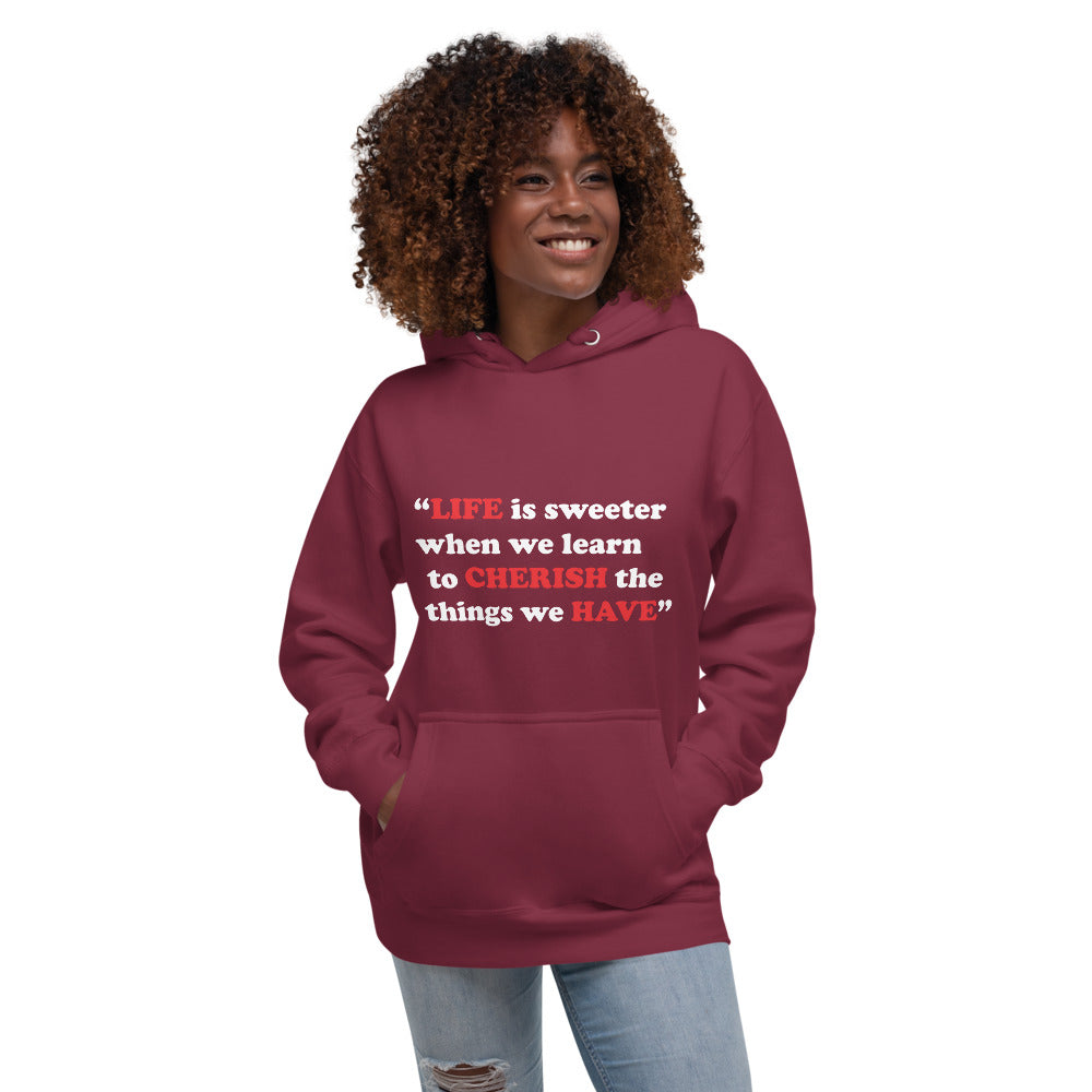 LCH Maroon Women Hoodie